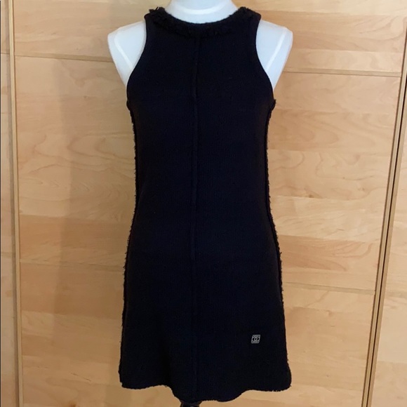 CHANEL Dresses & Skirts - CHANEL sleeveless DRESS w/CC logo XS/4 US-36 Franc